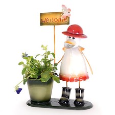 Duck in Red Hat w/ Flower &