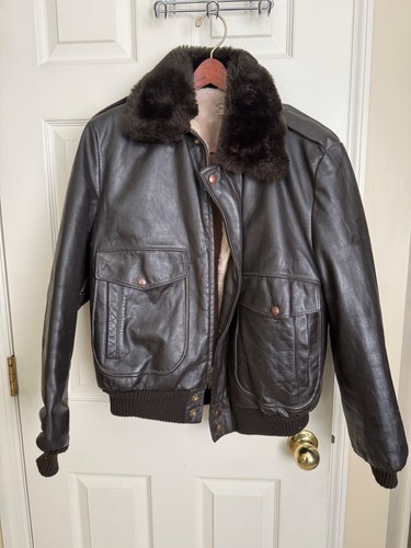 Men aviator bomber leather - aviator,