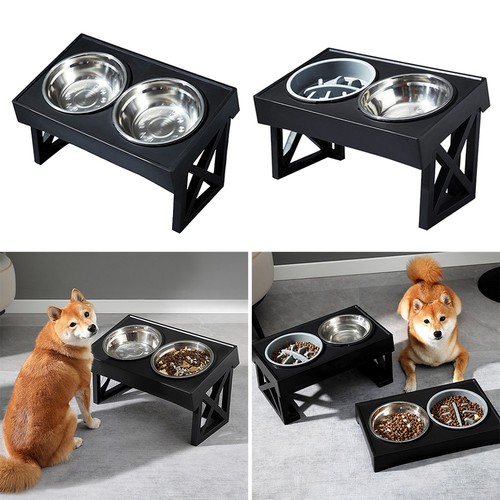 Adjustable raised dog - raised,