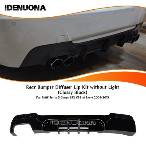 Car gloss black rear lower - car,