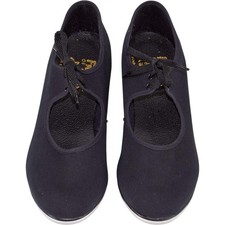 Freed Black Canvas Tap Shoes