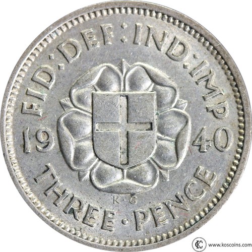 Threepence silver great - threepence,