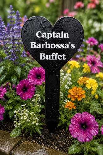 Personalised acrylic garden - personalised,