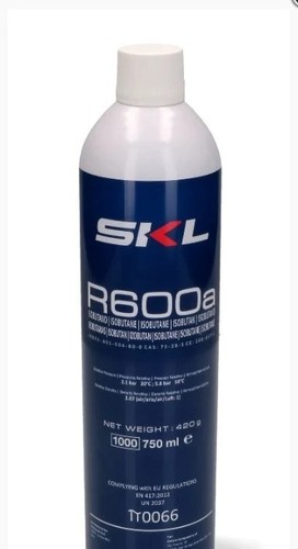 R600a refrigerant gas 750ml - r600a,