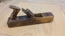 Vintage Wooden Carpenter's Jack Plane, 14" Long