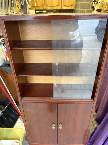 1950s vintage display cabinet - vintage,