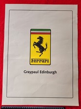 FERRARI GRAYPAUL PAPER CARPET PROTECTOR FLOOR MAT SINGLE SHEET