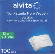 Alvita non sterile gauze - alvita, non-sterile