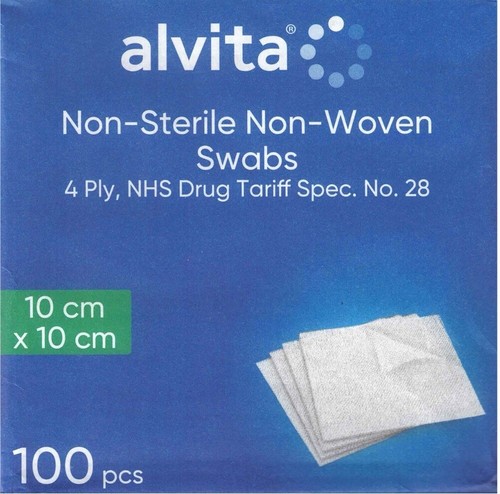Alvita non sterile gauze swabs - alvita,