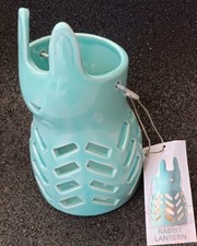 Next Rabbit Shaped Lantern Tealight Holder Tea Light