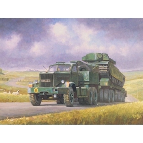 Old british army lorry truck - old,
