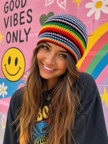 Handmade crochet rasta beanie - crochet,