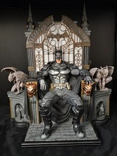 Arkham Batman on Throne Statue