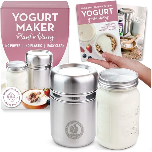 Stainless steel yoghurt - steel,