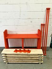 SCAFFOLD TOWER 4' X 4'   DIY   14ft WORKING HEIGHT, PPC SAFETY ORANGE TOWERS