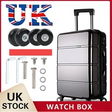 4X UK Luggage Travel Case Swivel Caster Suitcase Replacement 360°spinner wheel