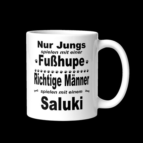 Saluki mug only boys - only,