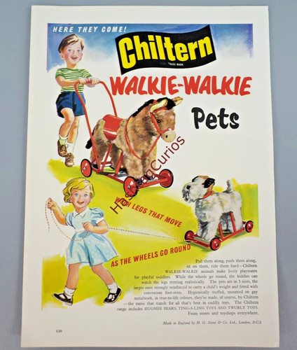 Vintage chiltern toys - toys, magazine