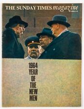 Lyndon B Johnson THE ROLLING STONES Mods SUNDAY TIMES magazine 1964 Eddie Sachs