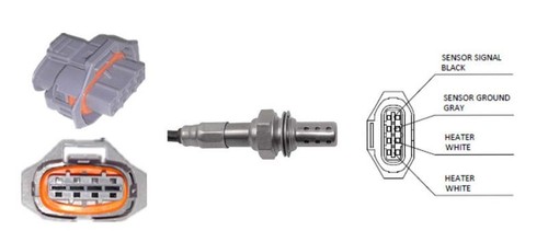 Post cat lambda sensor - sensor, for