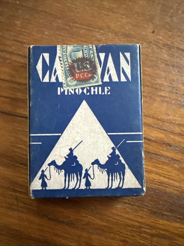 Antique caravan 492 pinochle - antique,