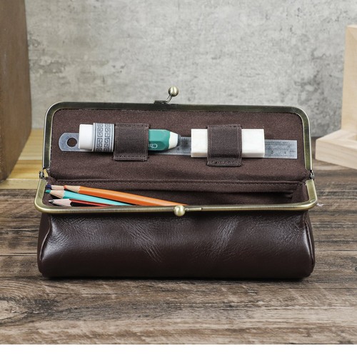 Genuine leather pen pencil - genuine,