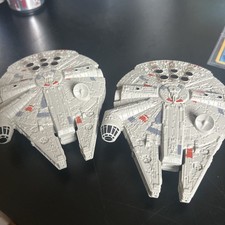 Two Toy Millennium Falcon Toys