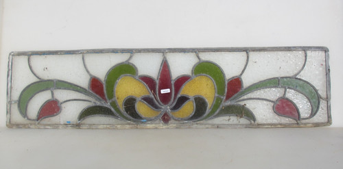 Antique stained glass - antique, window