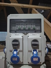 X2 Rolec 4-Way 16A Electric Hook-Up Unit for Caravan & Campsite