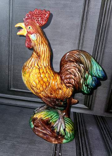 Large vintage majolica ceramic - large,