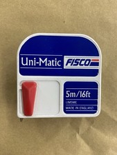 Fisco Uni-Matic Vintage Tape Measure 5m/16ft UM5ME Made In England Collectible