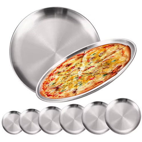2pcs stainless steel round - stainless,