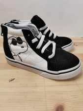 Vans Peanuts x Sk8-Hi Zip Toddler 'Joe Cool' UK Size 8.0