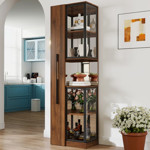 Glass display cabinet with - display,