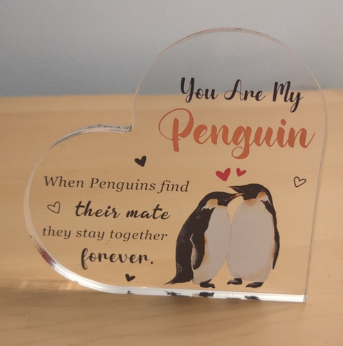 Romantic you are - you, penguin
