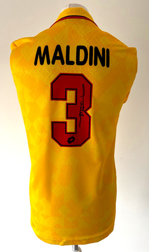 Signed paolo maldini shirt - paolo,