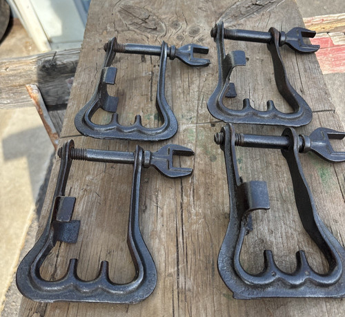 Four antique primitive - (4),