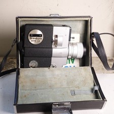 Vintage 1960s Sankyo Auto-4X 8mm Movie Camera Photo Video Untested