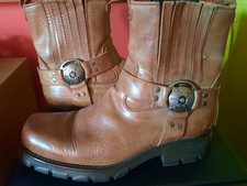 Men's New Rock Boots Air Chambers Tan Size 44 UK 11