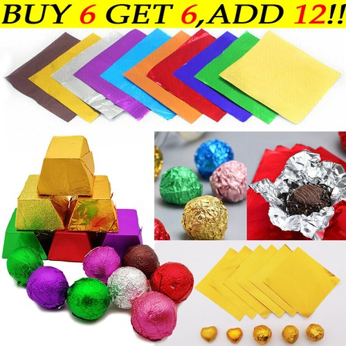 100x chocolate candy foil - 100x,