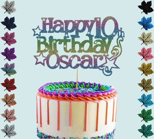 Personalised birthday glitter - personalised,