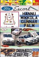 DECAL FORD ESCORT TWIN CAM