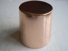 ANTIQUE VICTORIAN PLAIN COPPER TAPERED DARIOL MOULD - 2 1/8" x 2"