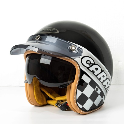 Open face motorcycle - open,