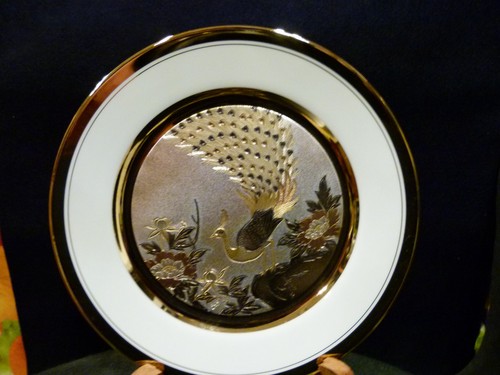 Chokin art plate - art,