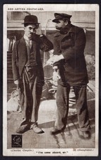 CHARLIE CHAPLIN POSTCARD --