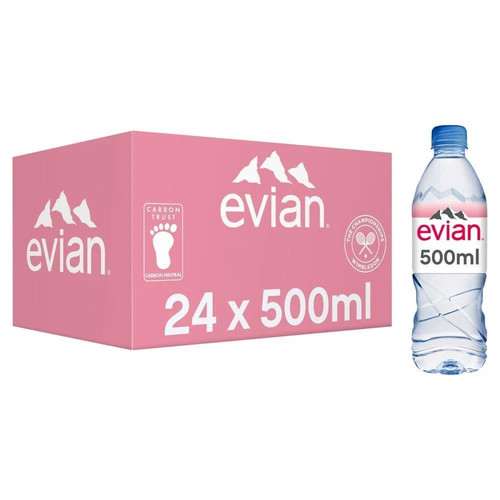 Evian still natural mineral - still,