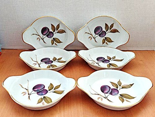 Royal worcester 6 x evesham - worcester,
