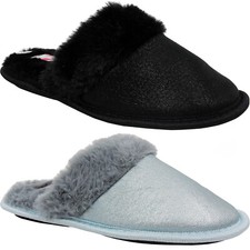 WOMENS LADIES LOW WEDGE FAUX