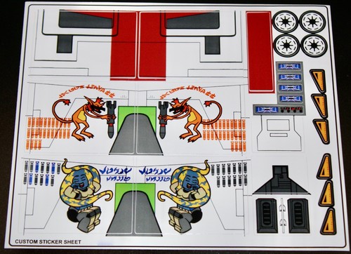 Replacement custom sticker for - custom,